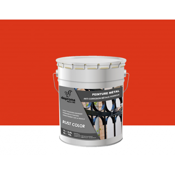 RUST COLOR : Peinture métal anticorrosion -...