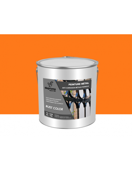 RUST COLOR : Peinture métal anticorrosion - Qualité professionnelle