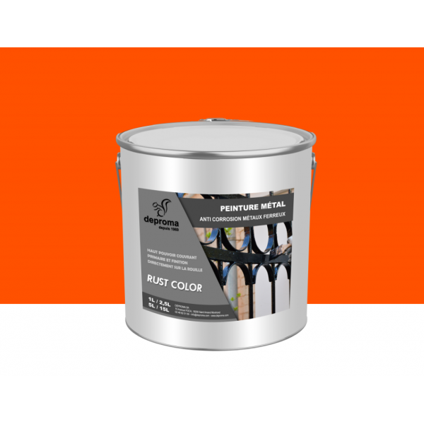RUST COLOR : Peinture métal anticorrosion -...