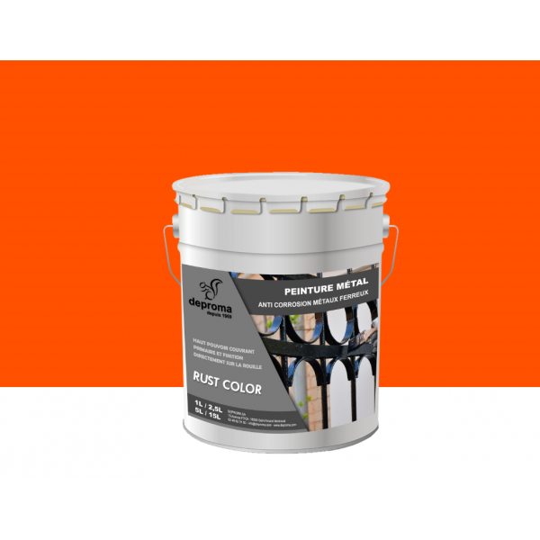 RUST COLOR : Peinture métal anticorrosion -...