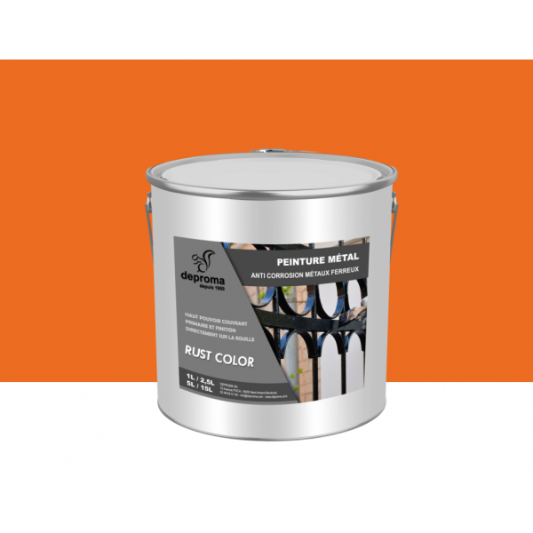 RUST COLOR : Peinture métal anticorrosion -...