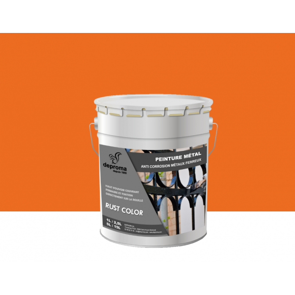 RUST COLOR : Peinture métal anticorrosion -...
