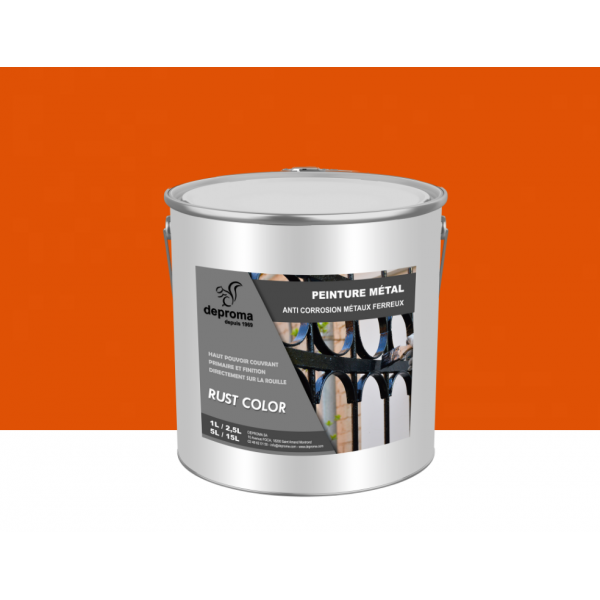 RUST COLOR : Peinture métal anticorrosion -...