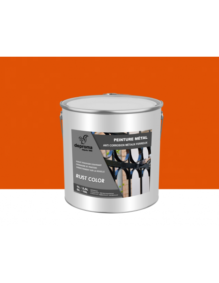 RUST COLOR : Peinture métal anticorrosion - Qualité professionnelle