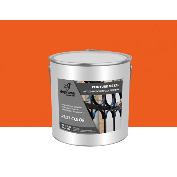 RUST COLOR : Peinture métal anticorrosion -...