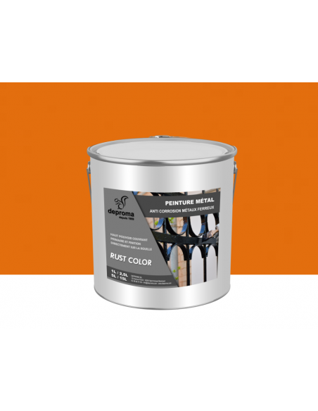 RUST COLOR : Peinture métal anticorrosion - Qualité professionnelle