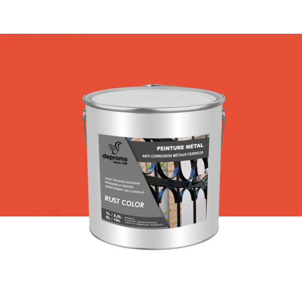RUST COLOR : Peinture métal anticorrosion -...