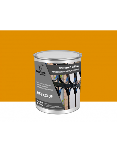 RUST COLOR : Peinture métal anticorrosion - Qualité professionnelle