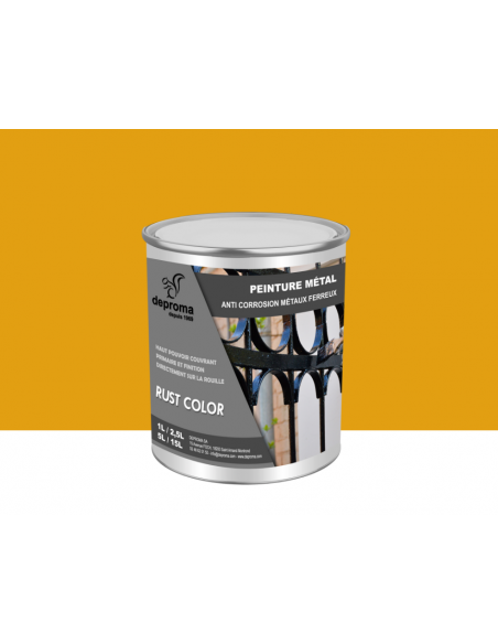 RUST COLOR : Peinture métal anticorrosion - Qualité professionnelle