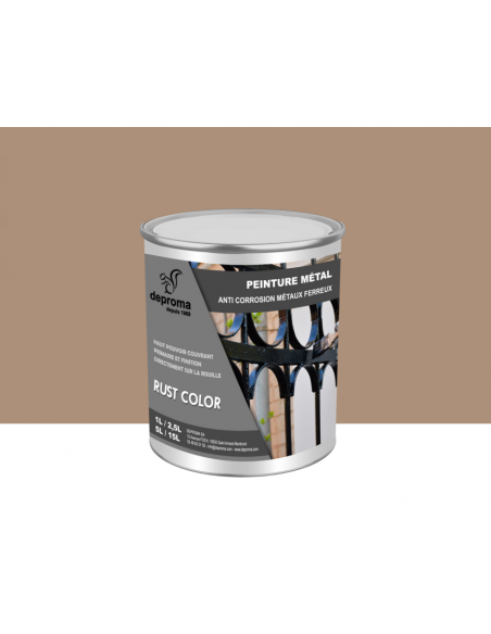 RUST COLOR : Peinture métal anticorrosion - Qualité professionnelle