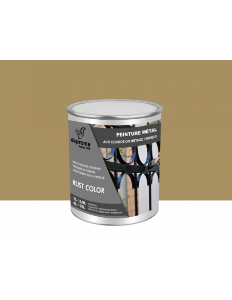 RUST COLOR : Peinture métal anticorrosion - Qualité professionnelle