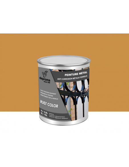 RUST COLOR : Peinture métal anticorrosion - Qualité professionnelle