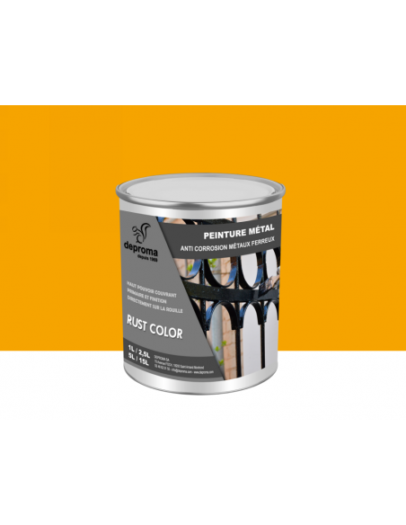 RUST COLOR : Peinture métal anticorrosion - Qualité professionnelle