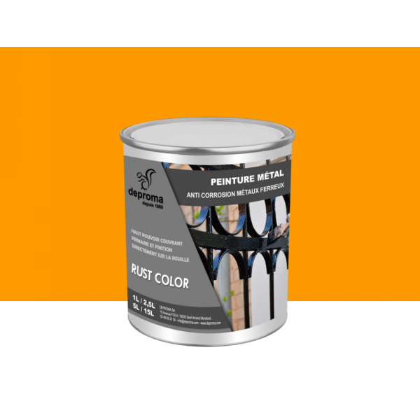RUST COLOR : Peinture métal anticorrosion -...