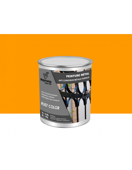 RUST COLOR : Peinture métal anticorrosion - Qualité professionnelle