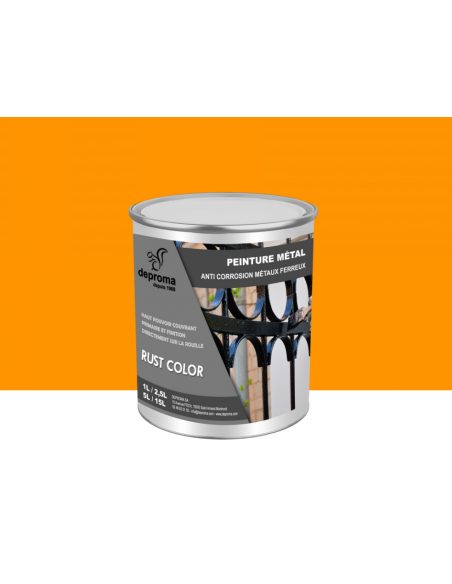 RUST COLOR : Peinture métal anticorrosion - Qualité professionnelle
