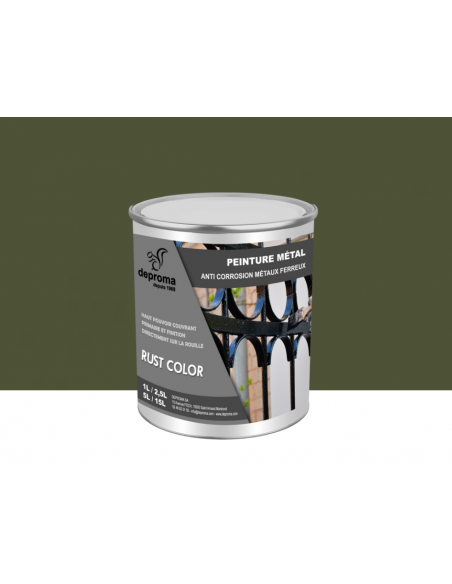 RUST COLOR : Peinture métal anticorrosion - Qualité professionnelle