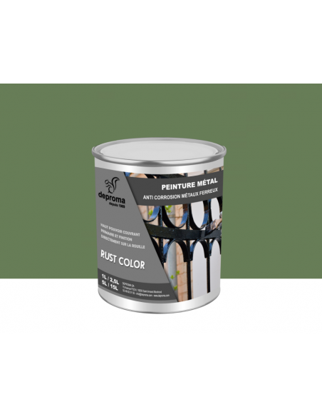 RUST COLOR : Peinture métal anticorrosion - Qualité professionnelle