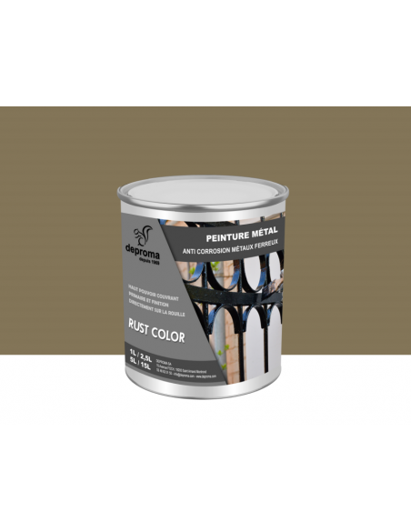 RUST COLOR : Peinture métal anticorrosion - Qualité professionnelle