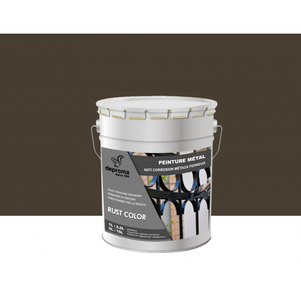 RUST COLOR : Peinture métal anticorrosion -...