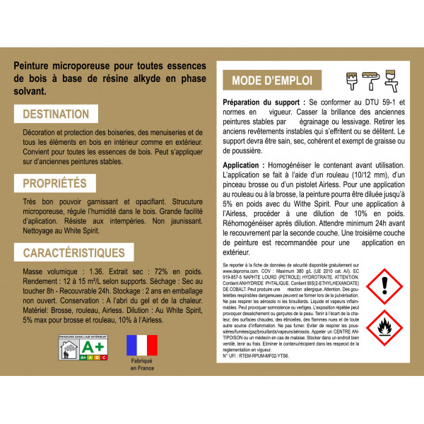 WOOD COLOR : Peinture bois intérieur et...