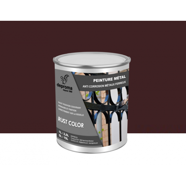 RUST COLOR : Peinture métal anticorrosion -...