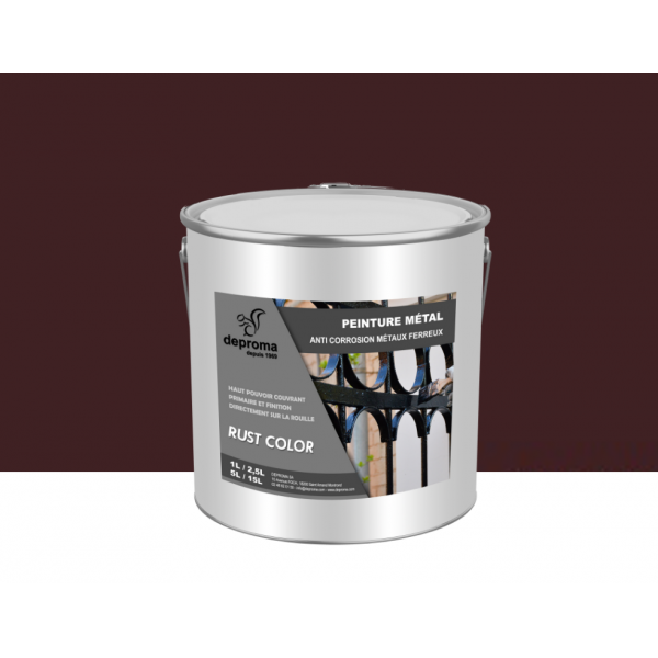 RUST COLOR : Peinture métal anticorrosion -...