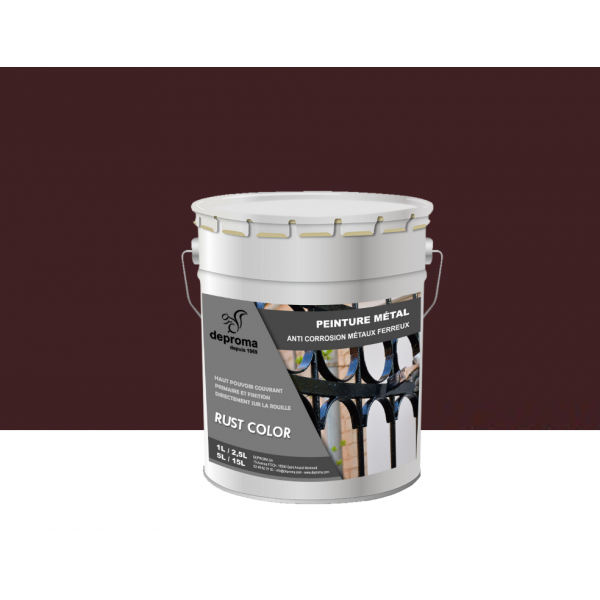 RUST COLOR : Peinture métal anticorrosion -...