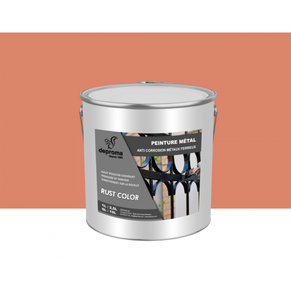RUST COLOR : Peinture métal anticorrosion -...