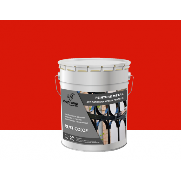 RUST COLOR : Peinture métal anticorrosion -...