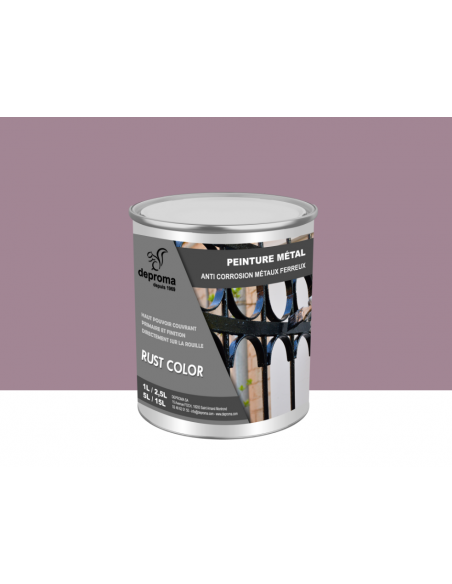 RUST COLOR : Peinture métal anticorrosion - Qualité professionnelle