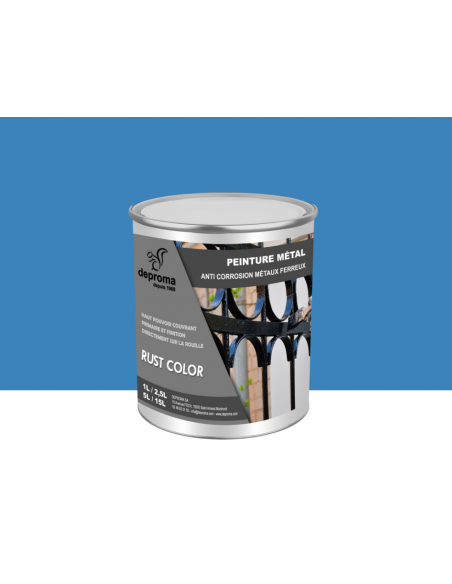 RUST COLOR : Peinture métal anticorrosion - Qualité professionnelle