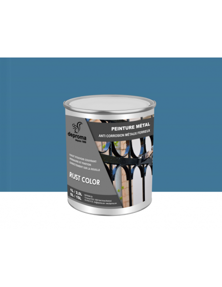 RUST COLOR : Peinture métal anticorrosion - Qualité professionnelle