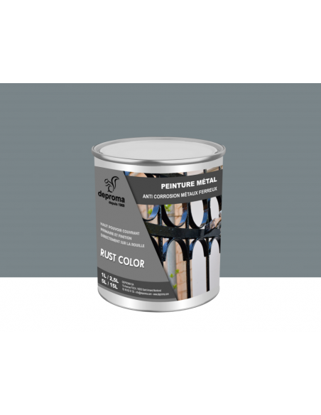 RUST COLOR : Peinture métal anticorrosion - Qualité professionnelle