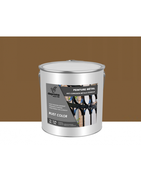 RUST COLOR : Peinture métal anticorrosion - Qualité professionnelle