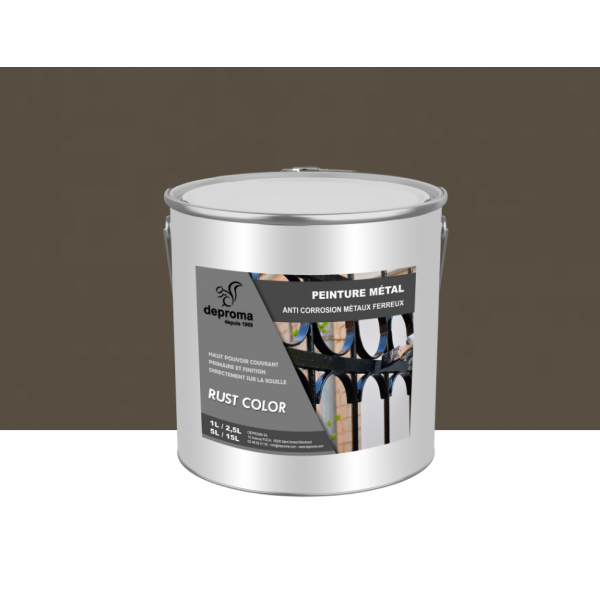 RUST COLOR : Peinture métal anticorrosion -...