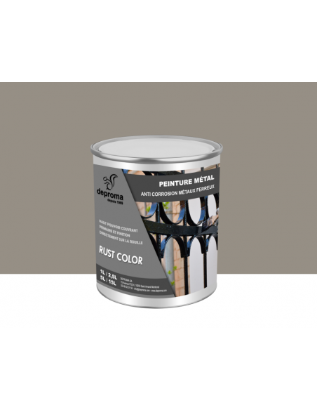 RUST COLOR : Peinture métal anticorrosion - Qualité professionnelle