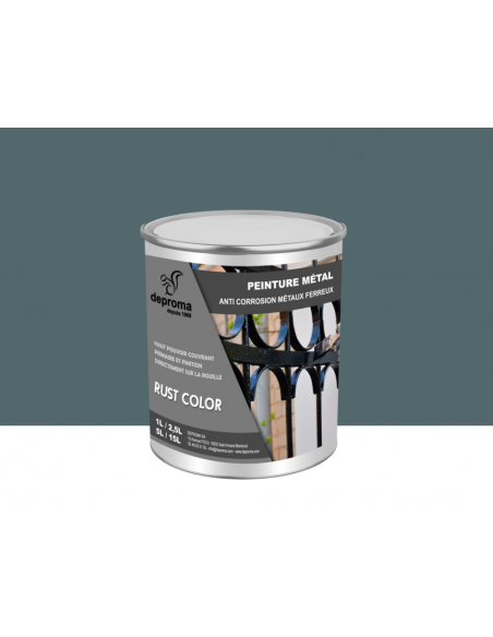 RUST COLOR : Peinture métal anticorrosion - Qualité professionnelle