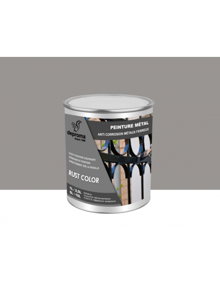 RUST COLOR : Peinture métal anticorrosion - Qualité professionnelle
