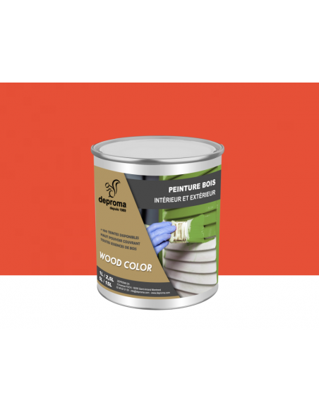 WOOD COLOR : Peinture bois intérieur et extérieur - Qualité professionnelle