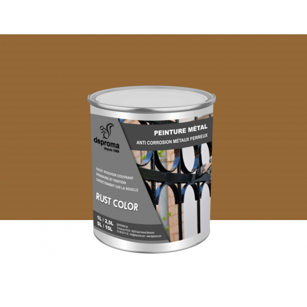 RUST COLOR : Peinture métal anticorrosion -...
