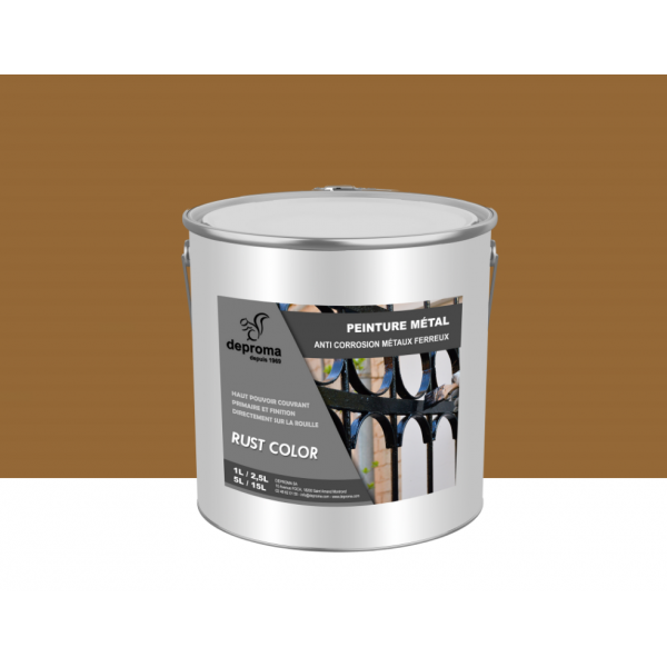 RUST COLOR : Peinture métal anticorrosion -...