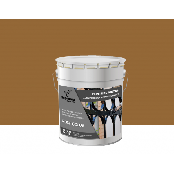 RUST COLOR : Peinture métal anticorrosion -...