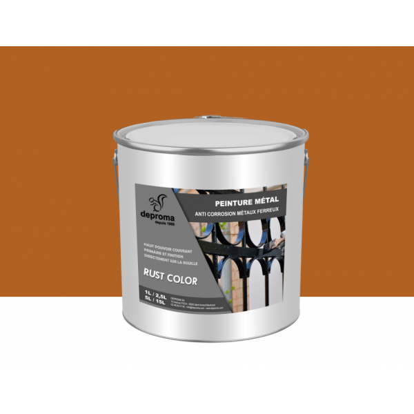RUST COLOR : Peinture métal anticorrosion -...