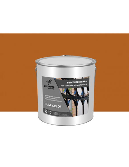 RUST COLOR : Peinture métal anticorrosion - Qualité professionnelle