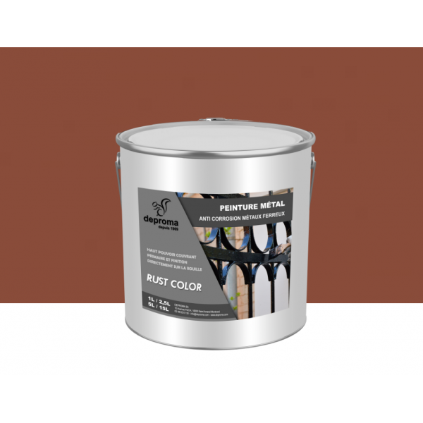 RUST COLOR : Peinture métal anticorrosion -...