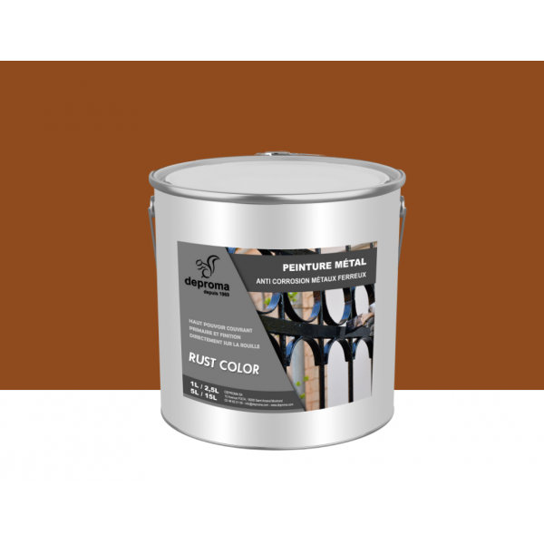 RUST COLOR : Peinture métal anticorrosion -...