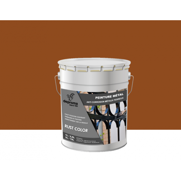 RUST COLOR : Peinture métal anticorrosion -...