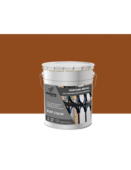 RUST COLOR : Peinture métal anticorrosion - Qualité professionnelle