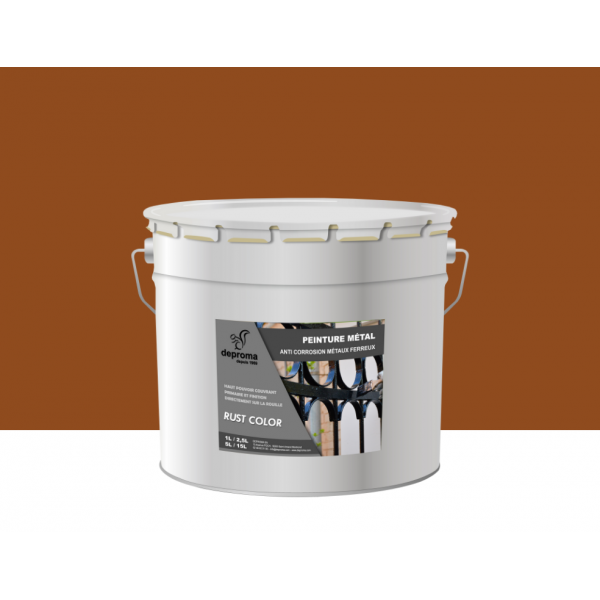 RUST COLOR : Peinture métal anticorrosion -...